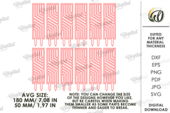 3D Plant Fences Bundle Laser Cut. Plant trellis SVG Product Image 7