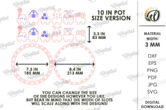Plant Fence Laser Cut. Home Decor SVG Product Image 4