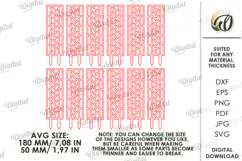3D Plant Fence Laser Cut. Plant trellis SVG Product Image 2