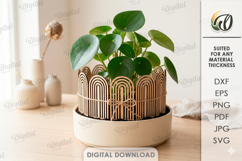 3D Plant Fence Laser Cut. Plant trellis SVG Product Image 1