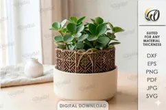 3D Plant Fence Laser Cut. Plant trellis SVG Product Image 1