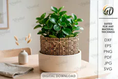 3D Plant Fence Laser Cut. Plant trellis SVG Product Image 1