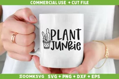 Plant Junkie SVG, Plant SVG, Plant Lover SVG Product Image 2