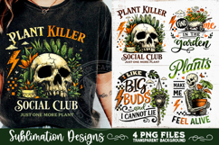 Plant Lover PNG Sublimation 4 Designs Product Image 5