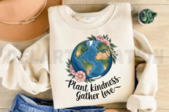 Plant Kindness Gather Love Sublimation PNG Product Image 3
