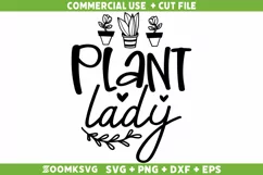 Plant Lady SVG, Plant SVG, Plant Lover SVG Product Image 1