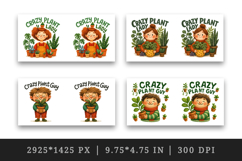 Plant Lover mug wrap printable sublimation design Product Image 2