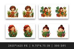 Plant Lover mug wrap printable sublimation design Product Image 2