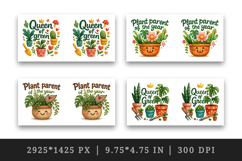 Plant Lover mug wrap printable sublimation design Product Image 2