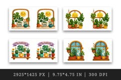 Plant Lover mug wrap printable sublimation design Product Image 2