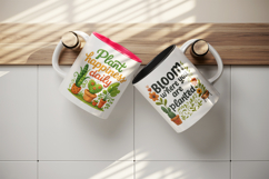 Plant Lover mug wrap printable sublimation design Product Image 3