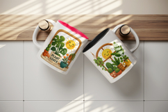 Plant Lover mug wrap printable sublimation design Product Image 3