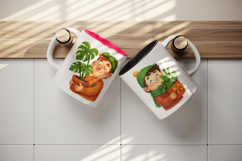 Plant Lover mug wrap printable sublimation design Product Image 3