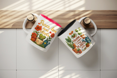 Plant Lover mug wrap printable sublimation design Product Image 3