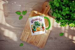 Plant Lover mug wrap printable sublimation design Product Image 4
