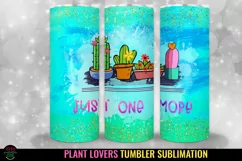 20 Oz SKINNY TUMBLER I PLANT LOVERS TUMBLER SUBLIMATION I GARDENING TUMBLER WRAPS