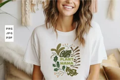 Plant Mama PNG Sublimation T shirt Design