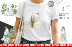 Plant Mom Ghost Sublimation Product Image 1