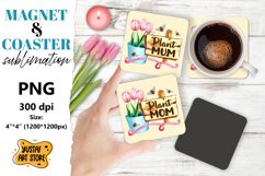 Mother's day magnet design/Mother's day coaster sublimation Product Image 1