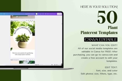 Pinterest Pin Canva Templates For Plant Lovers Product Image 10