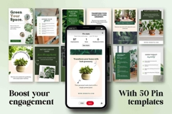 Pinterest Pin Canva Templates For Plant Lovers Product Image 8