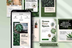 Pinterest Pin Canva Templates For Plant Lovers Product Image 7
