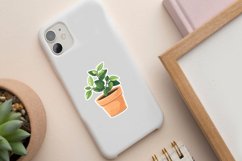 Plant pot Sticker Clipart Bundle Product Image 5