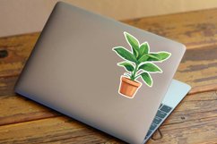 Plant pot Sticker Clipart Bundle Product Image 3