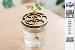 Plant Propagation Lid Laser Cut Bundle | Wooden Pattern |CNC Product Image 2