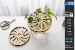 Plant Propagation Station Lid Laser Cut | Laser Pattern SVG Product Image 1