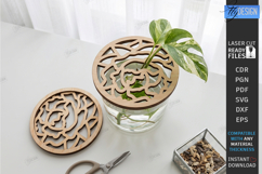 Plant Propagation Station Lid Laser Cut Bundle | Pattern SVG Product Image 2
