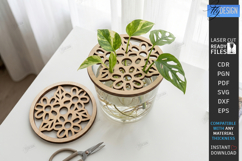 Plant Propagation Station Lid Laser Cut | Laser Pattern SVG Product Image 1