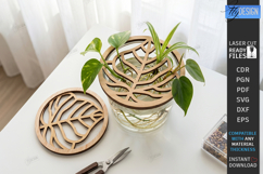 Plant Propagation Station Lid Laser Cut | Laser Pattern SVG Product Image 1