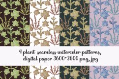 plant seamless patterns digital paper