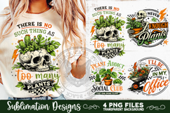 Plant Lover PNG Sublimation 4 Designs Product Image 2