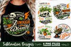 Plant Lover PNG Sublimation 4 Designs Product Image 1