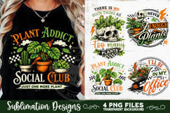 Plant Lover PNG Sublimation 4 Designs Product Image 7