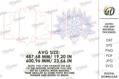 Plant Wall Arts Bundle Laser Cut. Wall Decor SVG Product Image 3