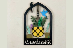Hanging Planters Arch Key Holder Laser Cut Files &amp; SVG Files Product Image 2