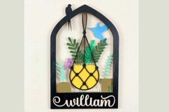Hanging Planters Arch Key Holder Laser Cut Files &amp; SVG Files Product Image 3