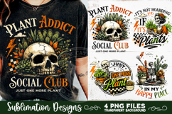 Plant Lover PNG Sublimation 4 Designs Product Image 1