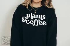 Plants and Coffee SVG - Plant Coffee Lover SVG Plant Lady Product Image 4