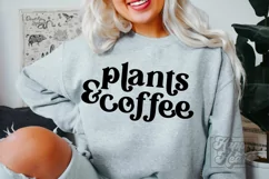 Plants and Coffee SVG - Plant Coffee Lover SVG Plant Lady Product Image 2