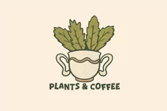 Plants and Coffee PNG Sublimation T shirt Design Product Image 2