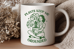 Retro Plant Ladies SVG PNG Bundle | 10 Plant Lover Designs Product Image 5