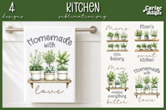 Plants Kitchen Towel
