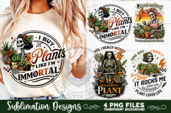 Plant Lover PNG Sublimation 4 Designs Product Image 4