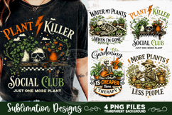 Plant Lover PNG Sublimation 4 Designs Product Image 4