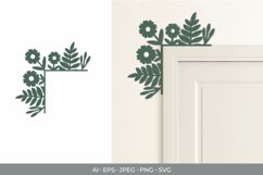 Sunflower Trim Corners Decoration Product Image 1