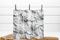 Rose tumbler sublimation wraps. Tumbler bundle 20 Oz PNG Product Image 4